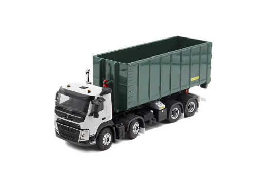 Volvo FM4 con gancho Palfinger y contenedor 40 m3 escala 1:50 Wsi Models