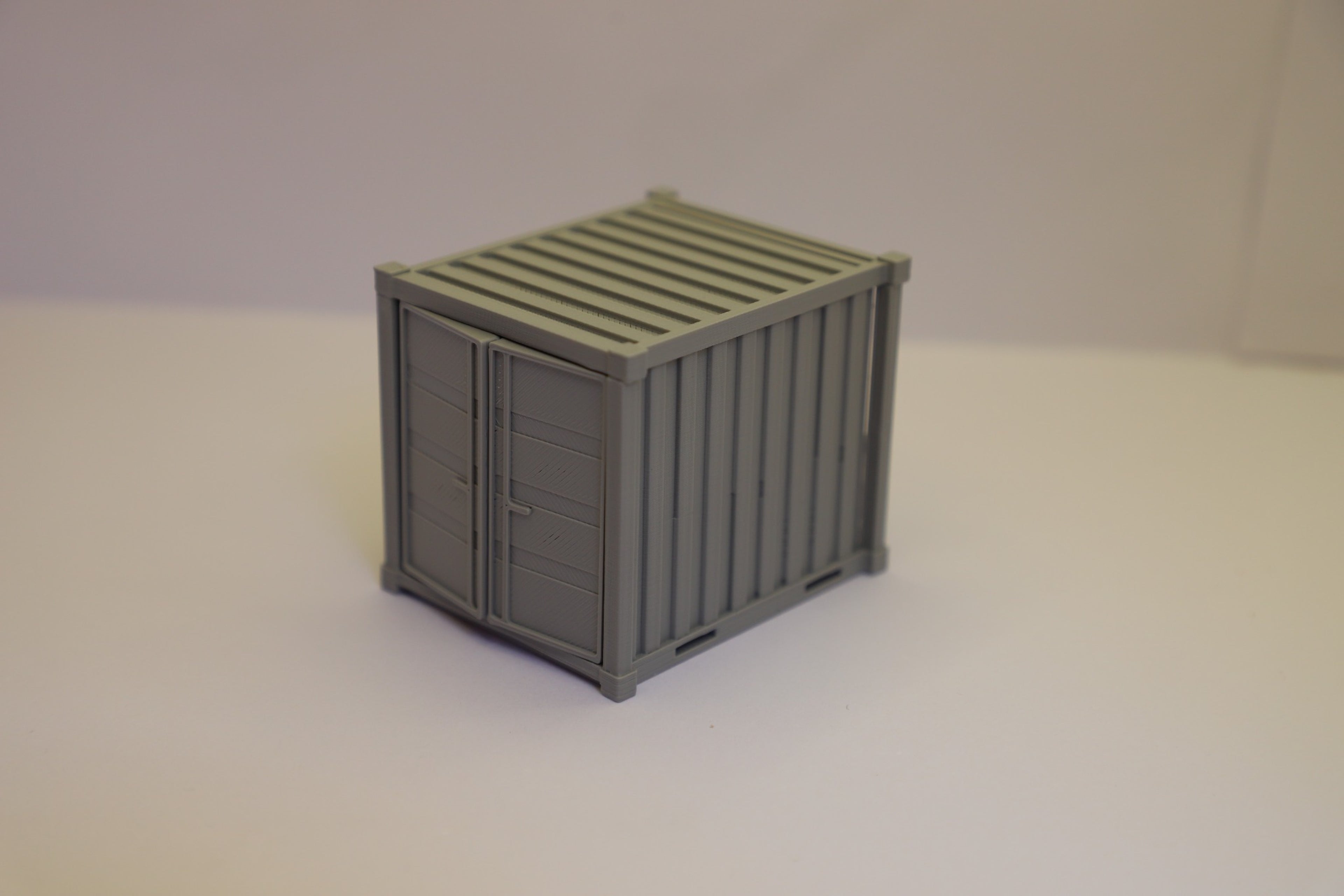 Contenedores de almacenamiento / Contenedores de materiales / Contenedores marítimos a escala 10 pies - 1/50 - Diferentes colores