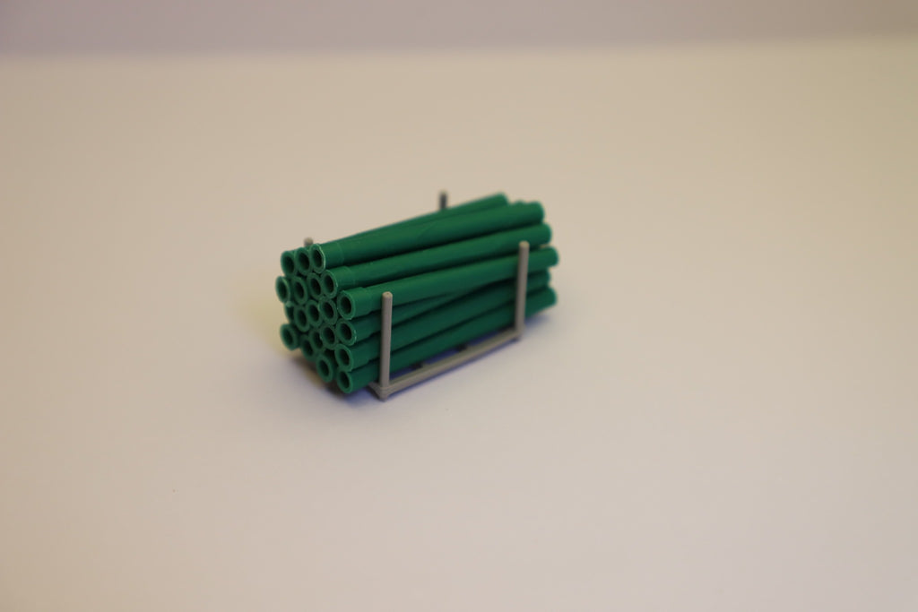 KG Pipes / Tubos pequeños con soporte - escala 1:50