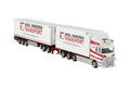 Aksel Endresen Transport AS; SCANIA R HIGHLINE CR20H RIGED BOX TRUCK 8X4 REEFER TRAILER - 3 AXLE DRAW BAR I DOLLY HIGH