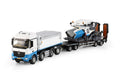 Ballast Nedam; MERCEDES-BENZ AROCS MP4 2.300MM STREAM SPACE 8X2 TAG AXLE TIPPER TRUCK LOW LOADER DRAWBAR TRAILER - 8 AXLEWSI Limited Edition